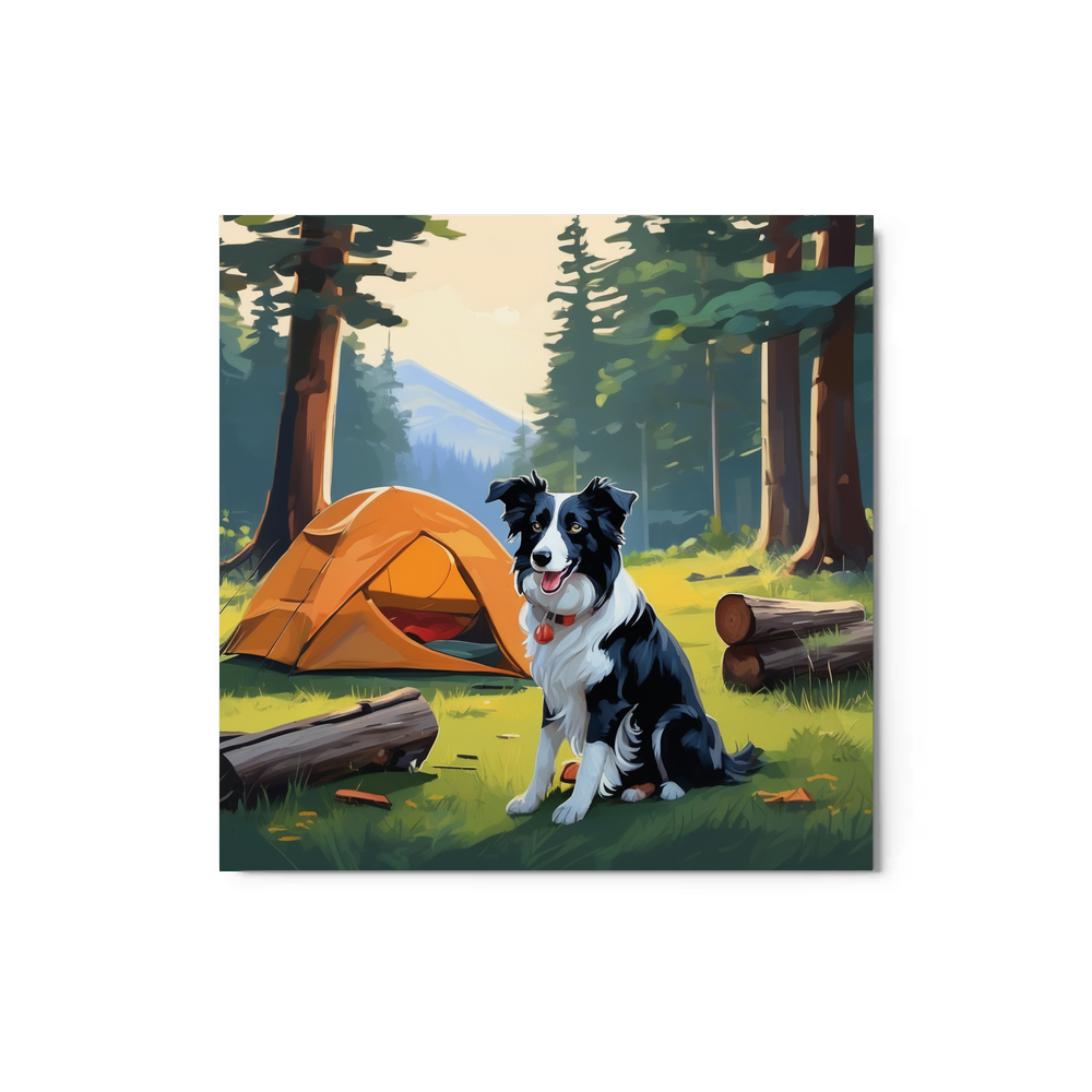 PugMug Custom Border Collie Metal Print