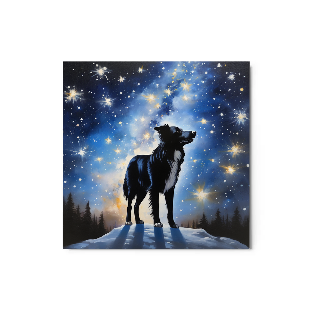 PugMug Custom Border Collie Metal Print