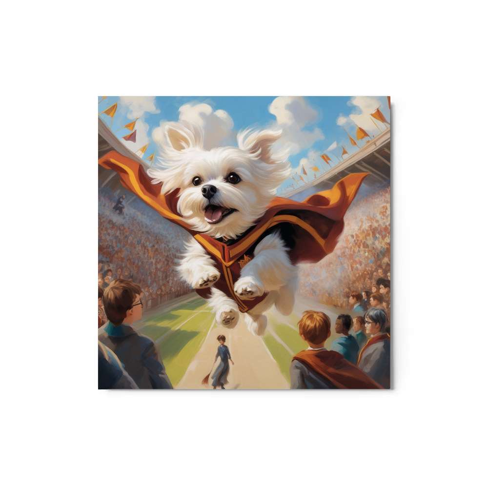 PugMug Custom Maltese Dog Metal Print