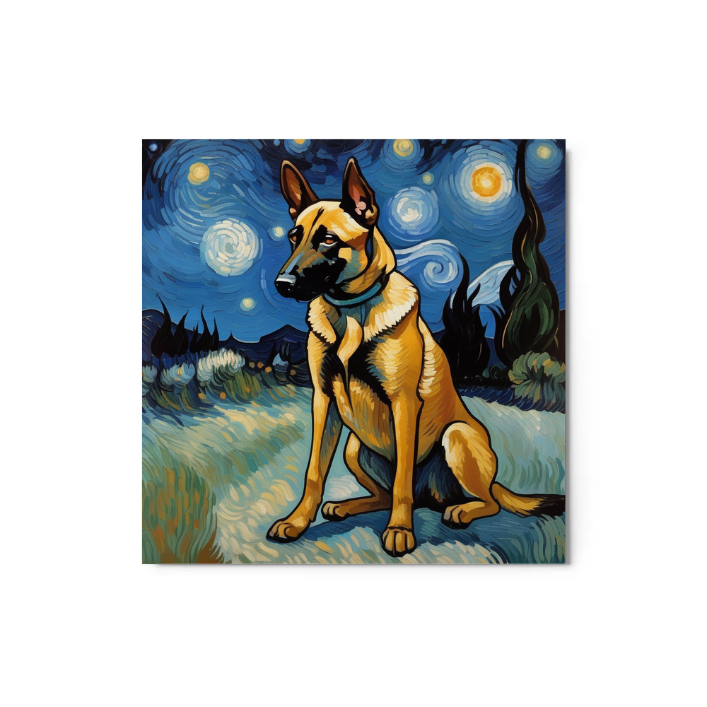 PugMug Custom Belgian Malinois Metal Print
