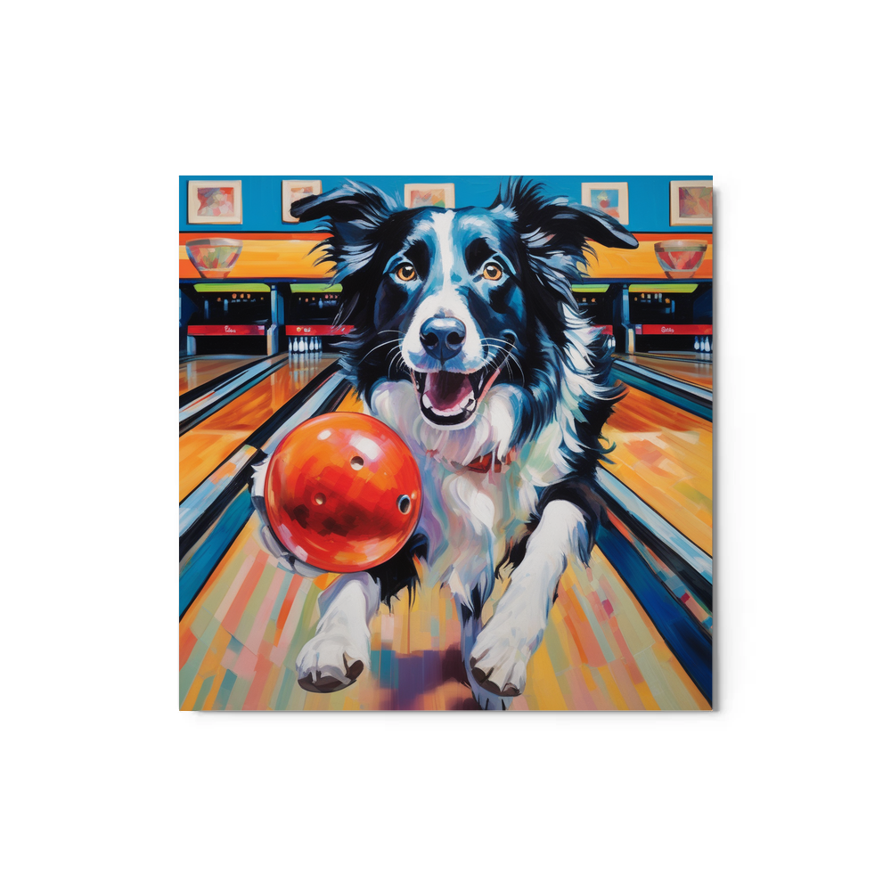 PugMug Custom Border Collie Metal Print
