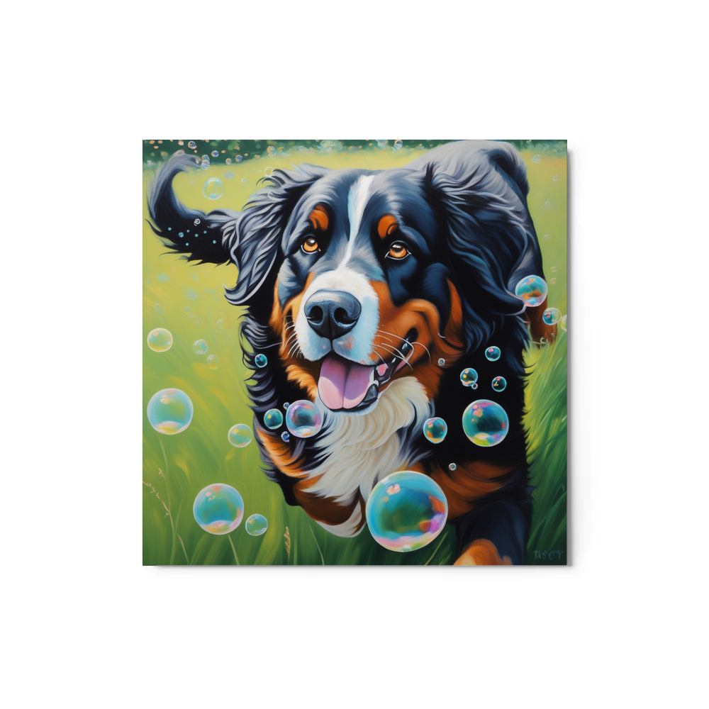 PugMug Custom Bernese Mountain Dog Metal Print