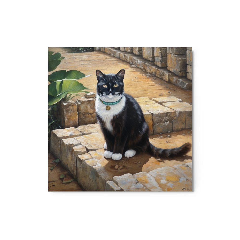 PugMug Custom Peerie Metal Print