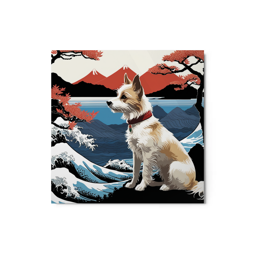 PugMug Custom Luna Metal Print