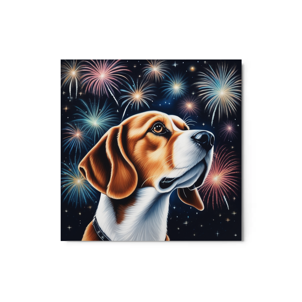 PugMug Custom Beagle Metal Print