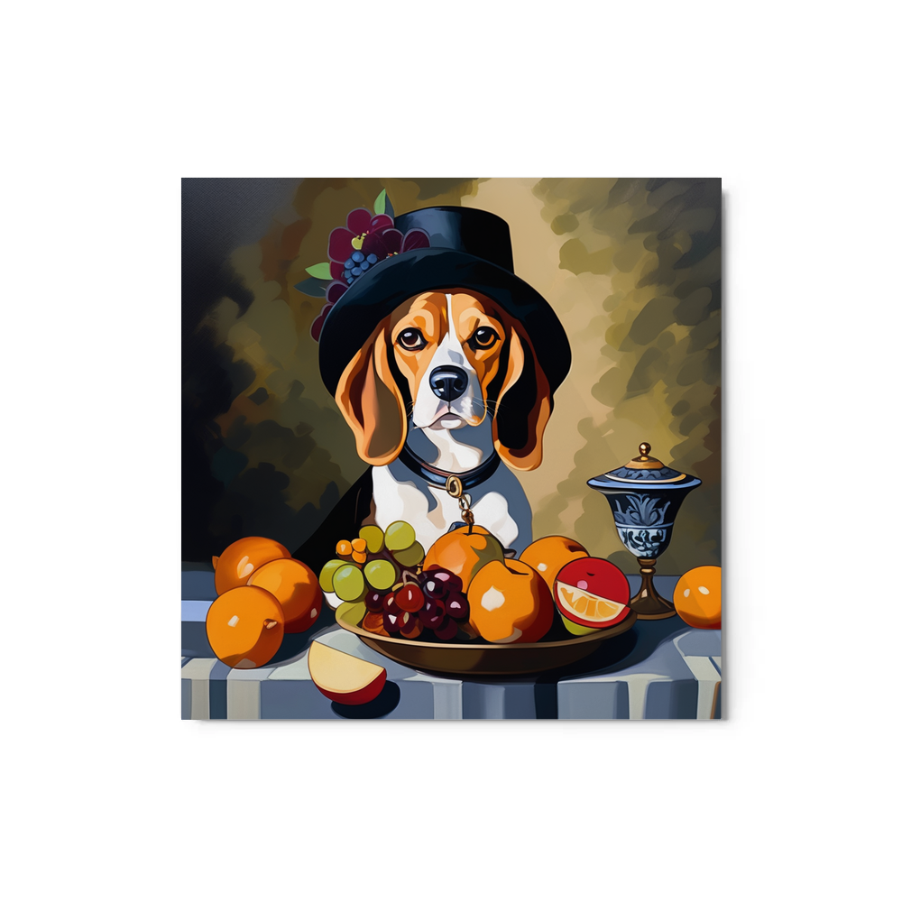 PugMug Custom Beagle Metal Print
