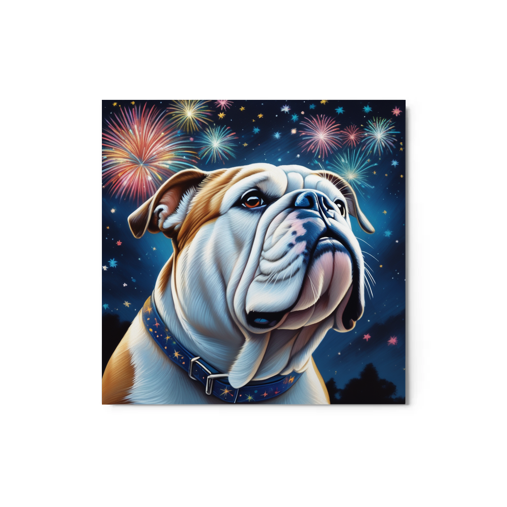 PugMug Custom Bulldog Metal Print
