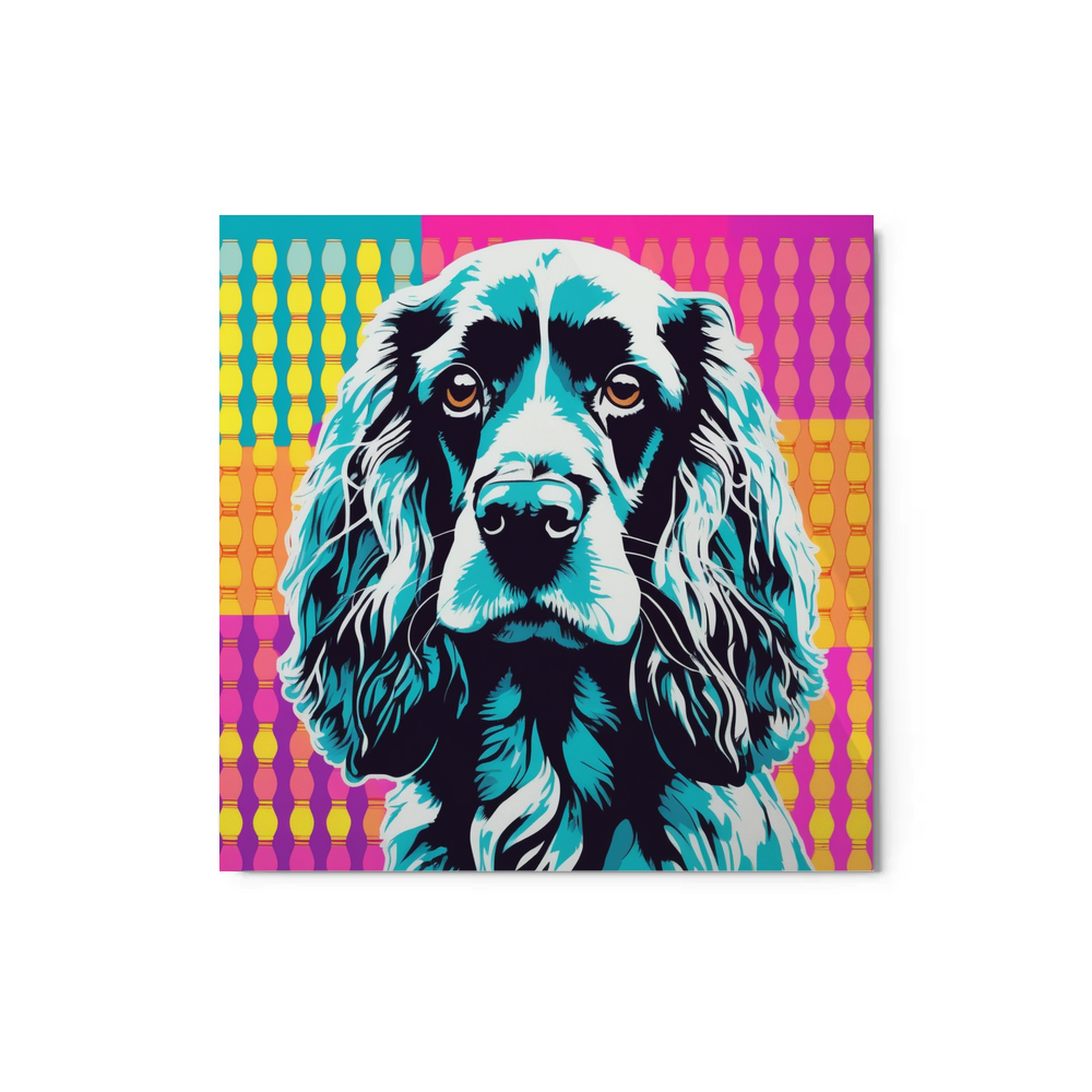 PugMug Custom English Cocker Spaniel Metal Print