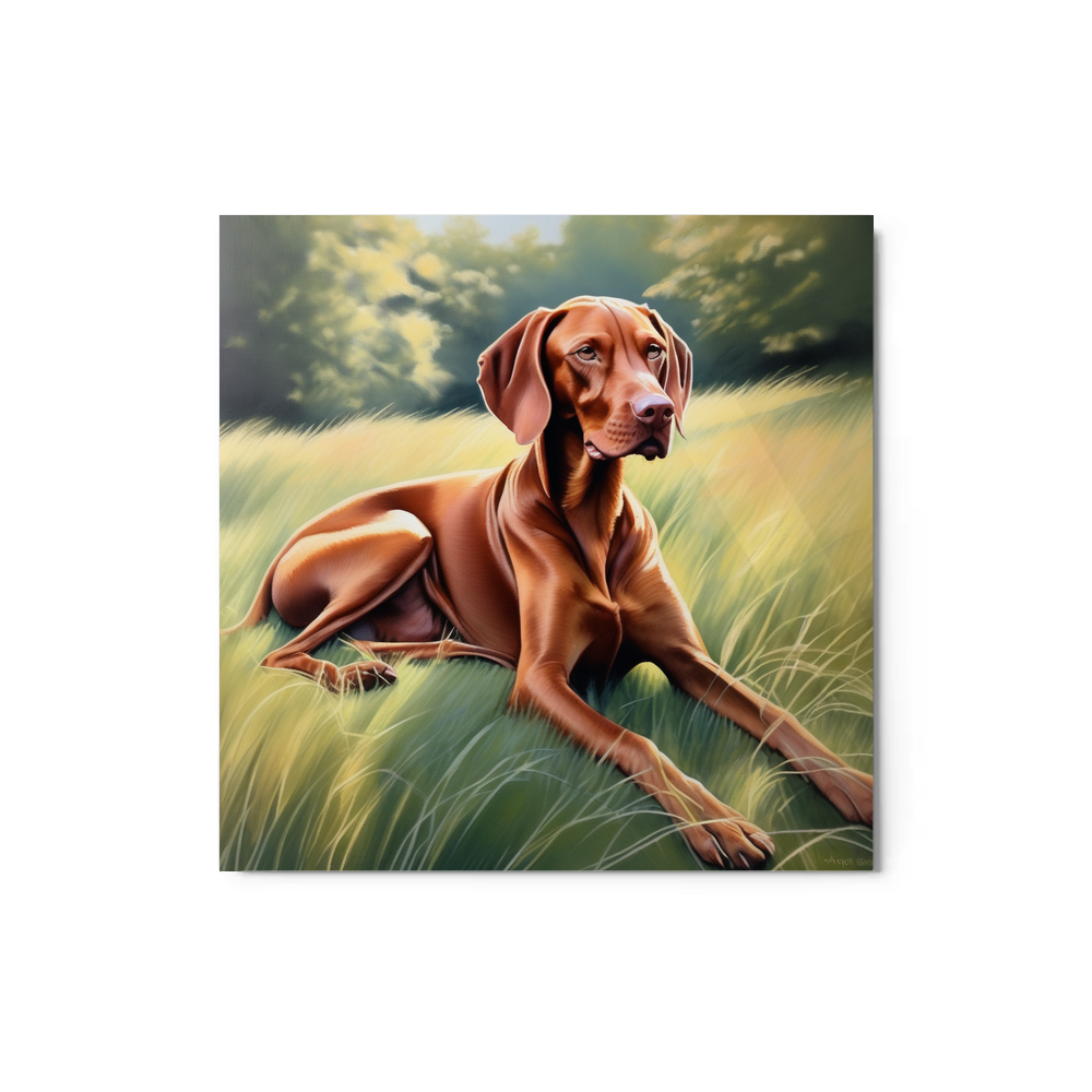 PugMug Custom Vizsla Metal Print