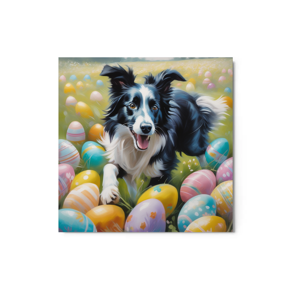 PugMug Custom Border Collie Metal Print