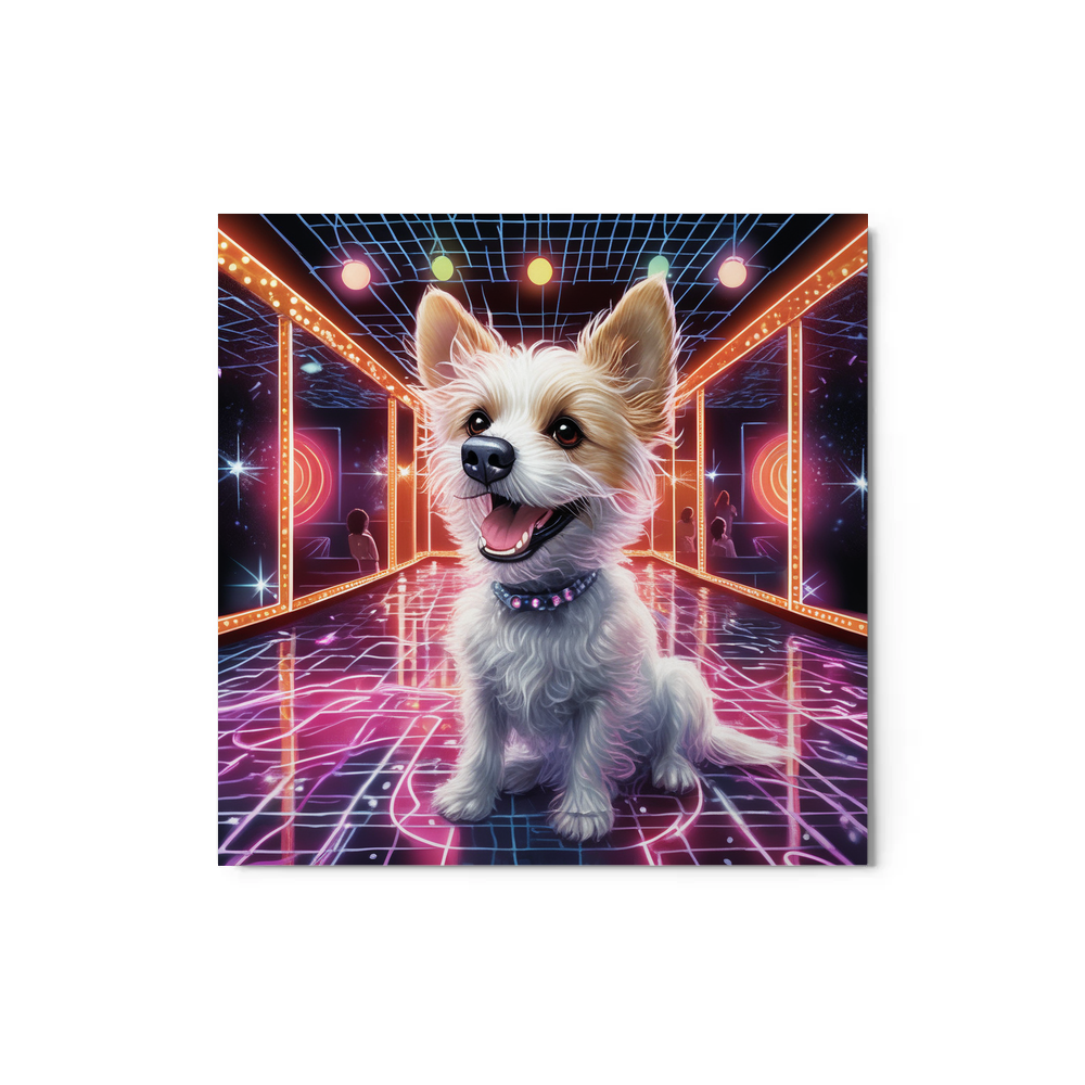 PugMug Custom Luna Metal Print