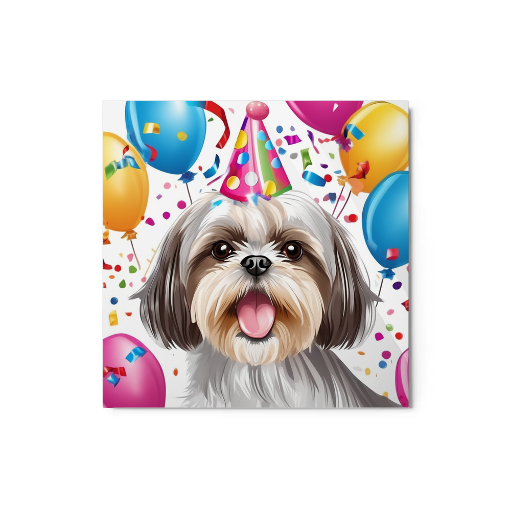 PugMug Custom Shih Tzu Metal Print