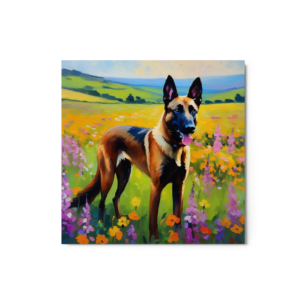PugMug Custom Belgian Malinois Metal Print