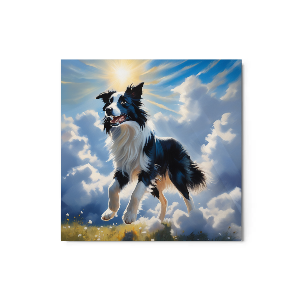 PugMug Custom Border Collie Metal Print