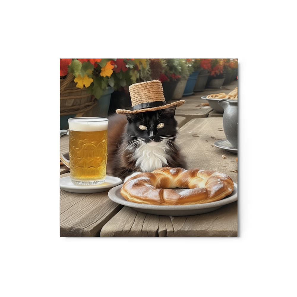 PugMug Custom Peerie Metal Print