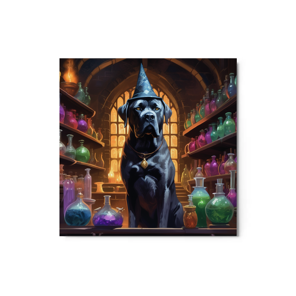 PugMug Custom Cane Corso Metal Print