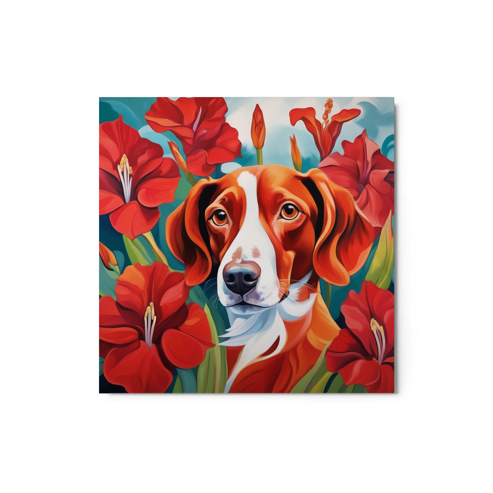 PugMug Custom Brittany Dog Metal Print
