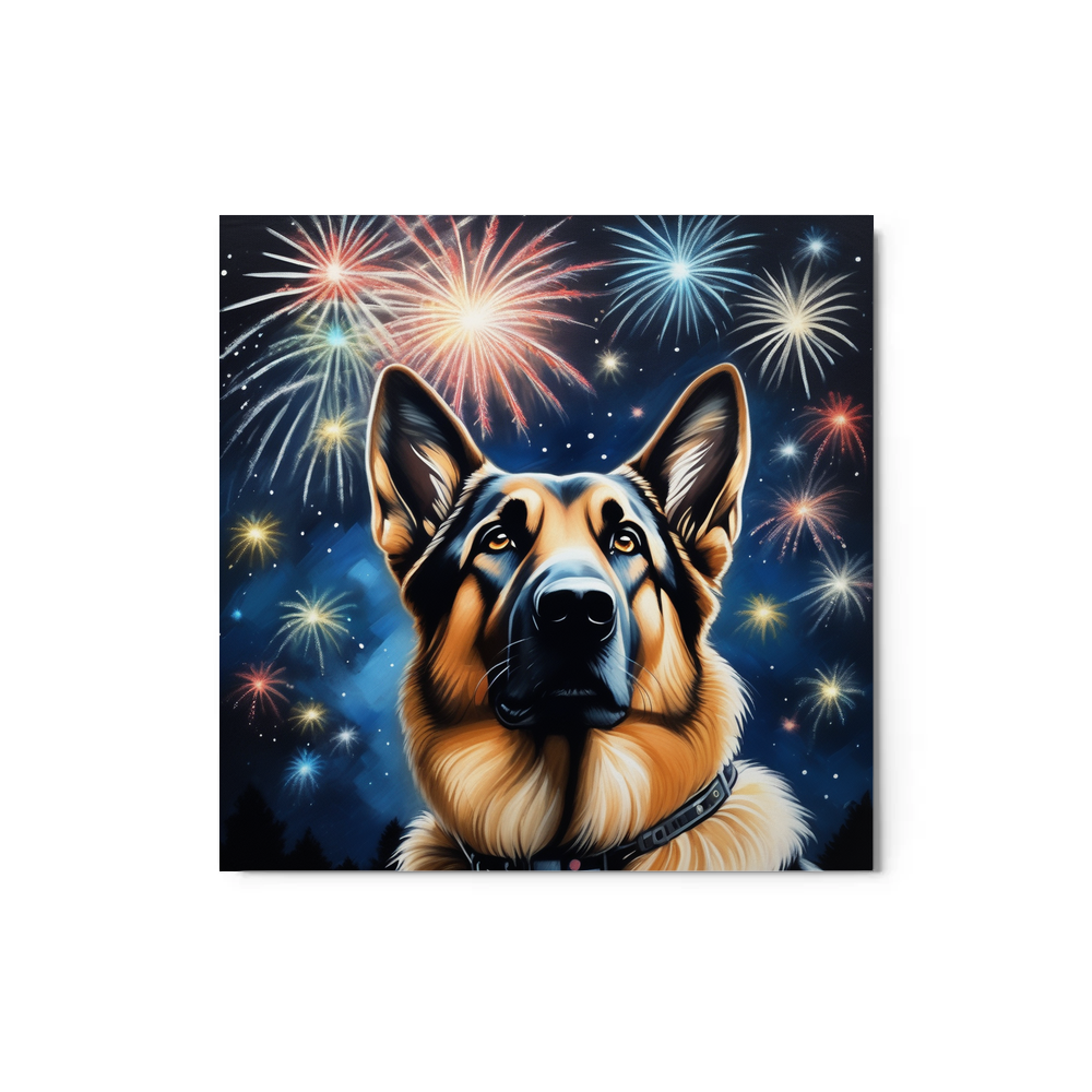 PugMug Custom German Shepherd Dog Metal Print