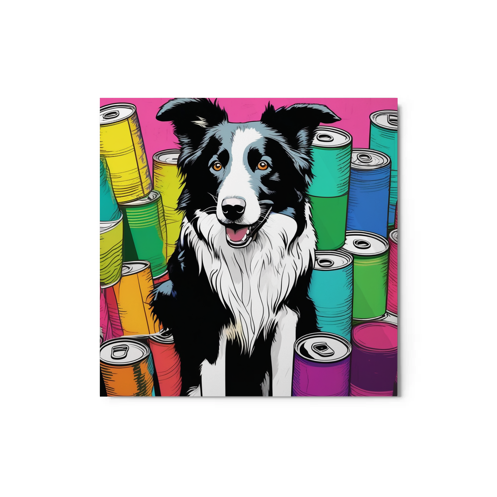 PugMug Custom Border Collie Metal Print
