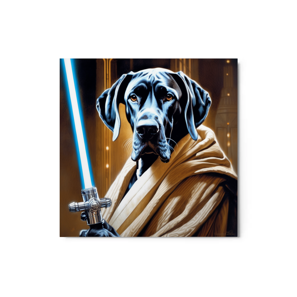 PugMug Custom Great Dane Metal Print