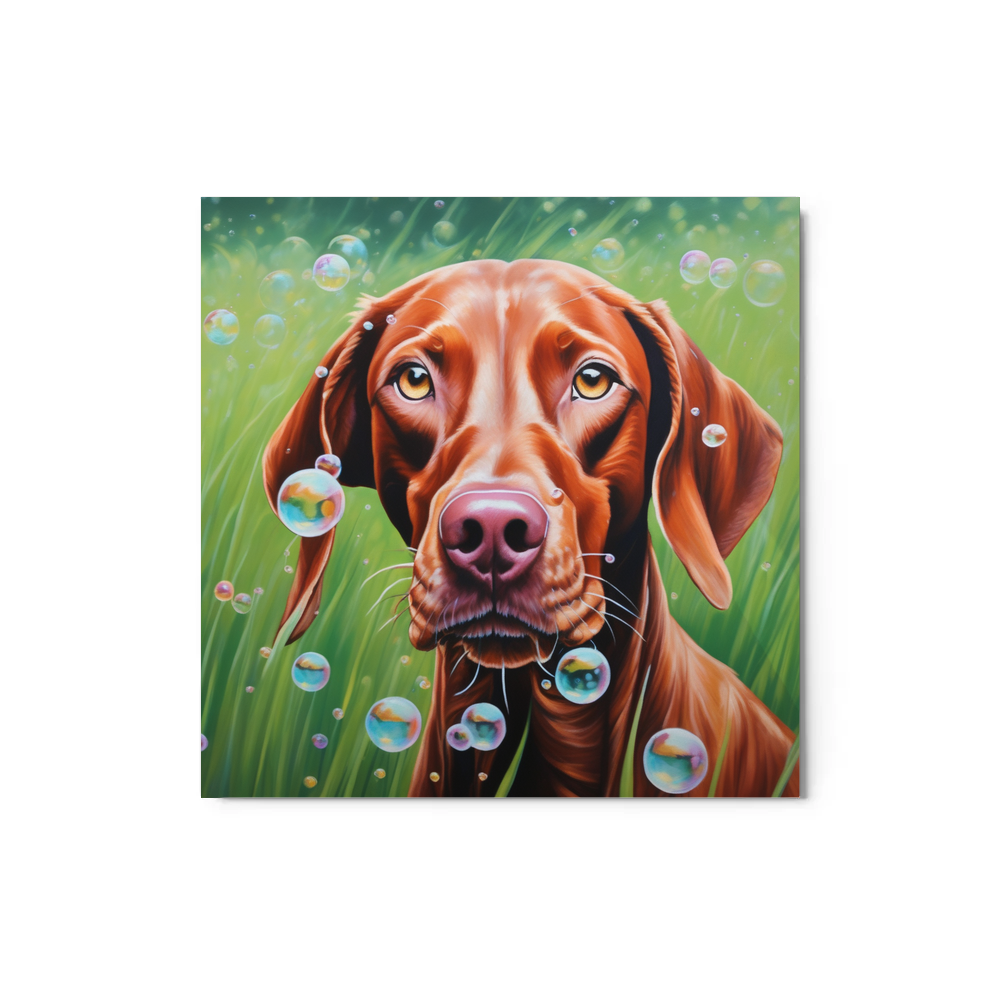 PugMug Custom Vizsla Metal Print