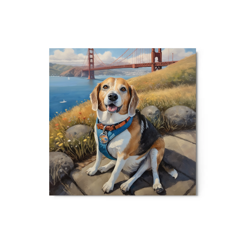 PugMug Custom Munchkin Metal Print