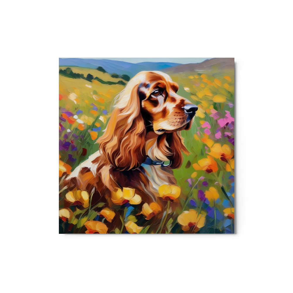 PugMug Custom English Cocker Spaniel Metal Print
