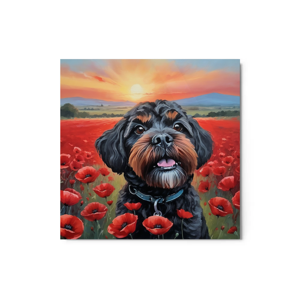 PugMug Custom Lily Metal Print