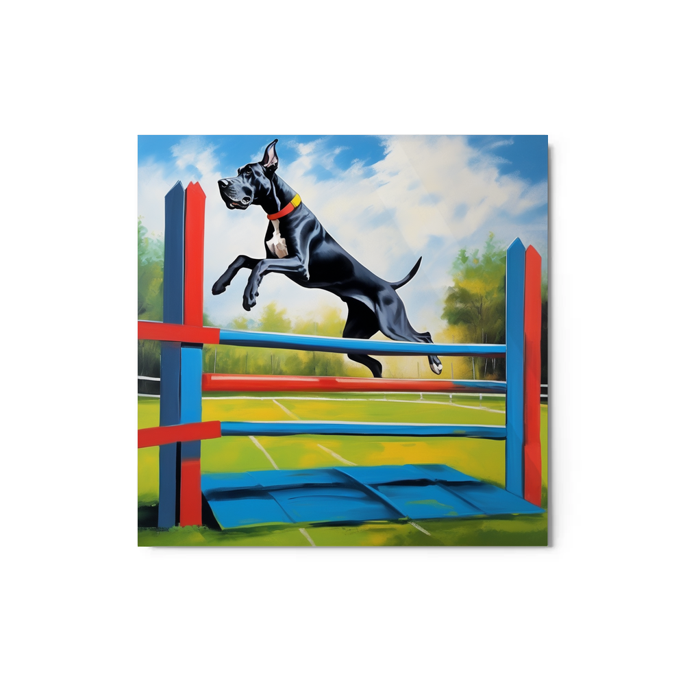 PugMug Custom Great Dane Metal Print