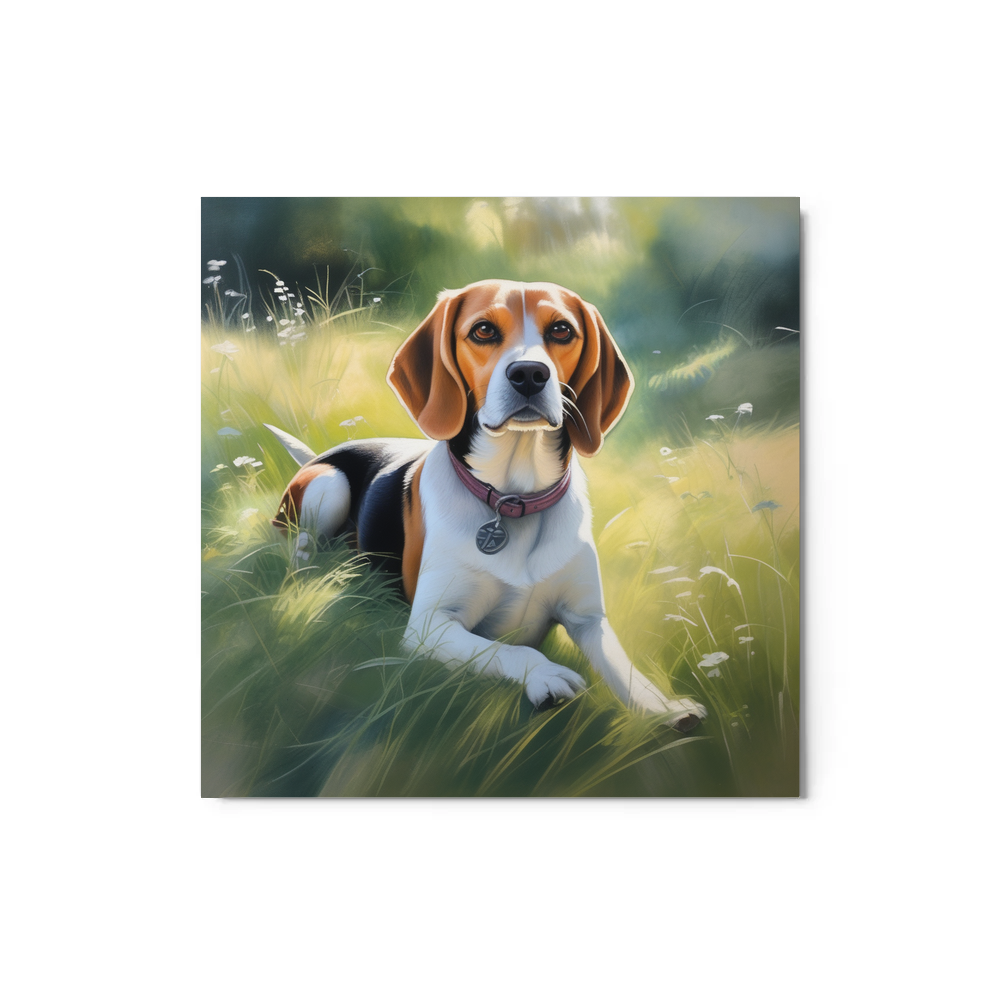 PugMug Custom Beagle Metal Print