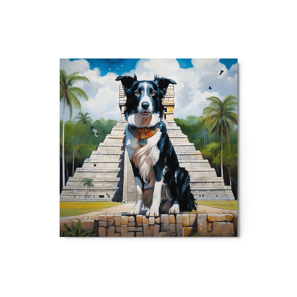 PugMug Custom Border Collie Metal Print