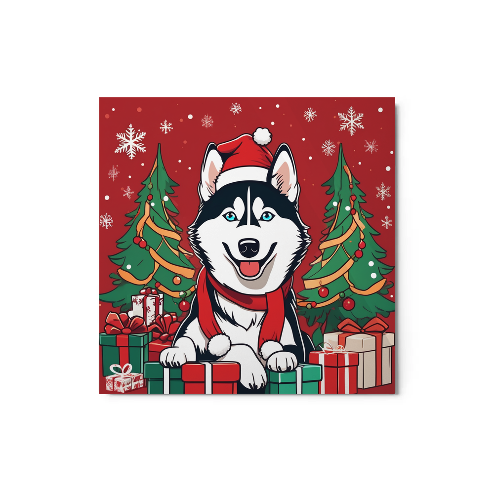 PugMug Custom Siberian Husky Metal Print