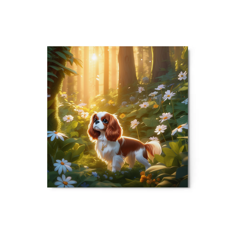 PugMug Custom Cavalier King Charles Spaniel Metal Print