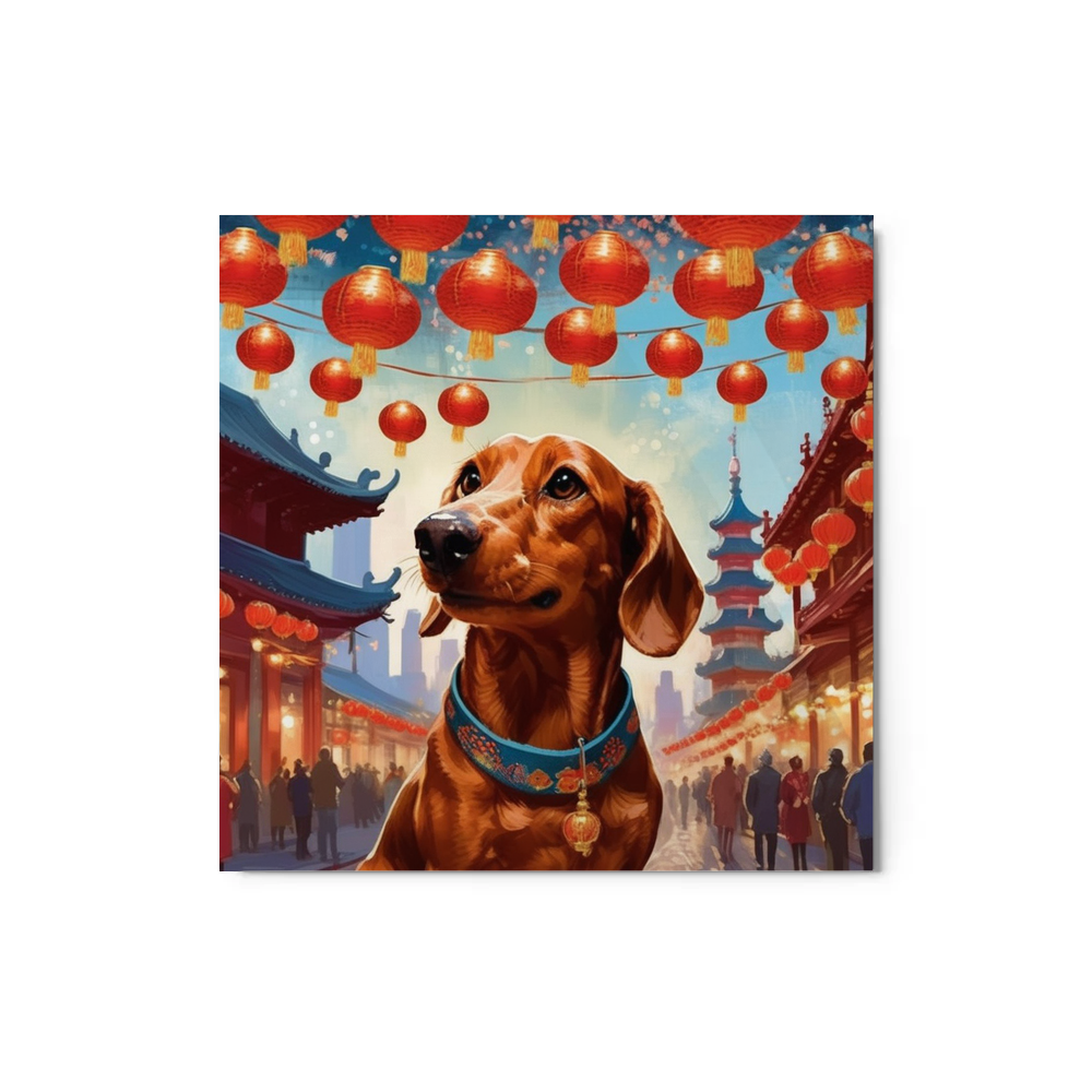 PugMug Custom Rex Metal Print