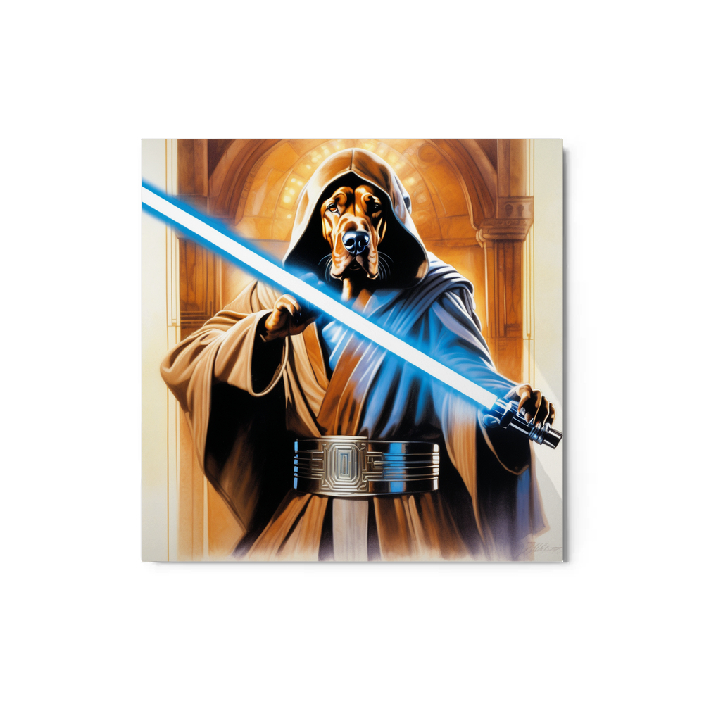 PugMug Custom Bloodhound Metal Print