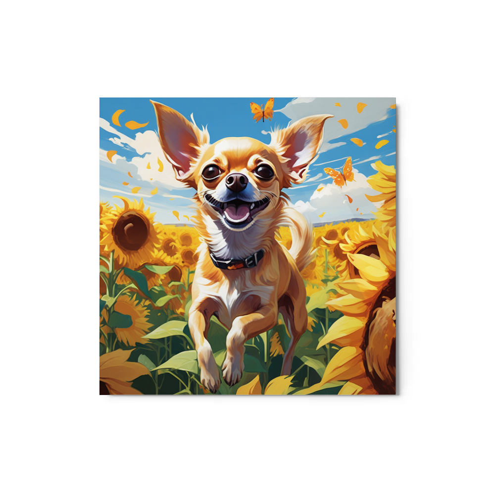 PugMug Custom Chihuahua Metal Print