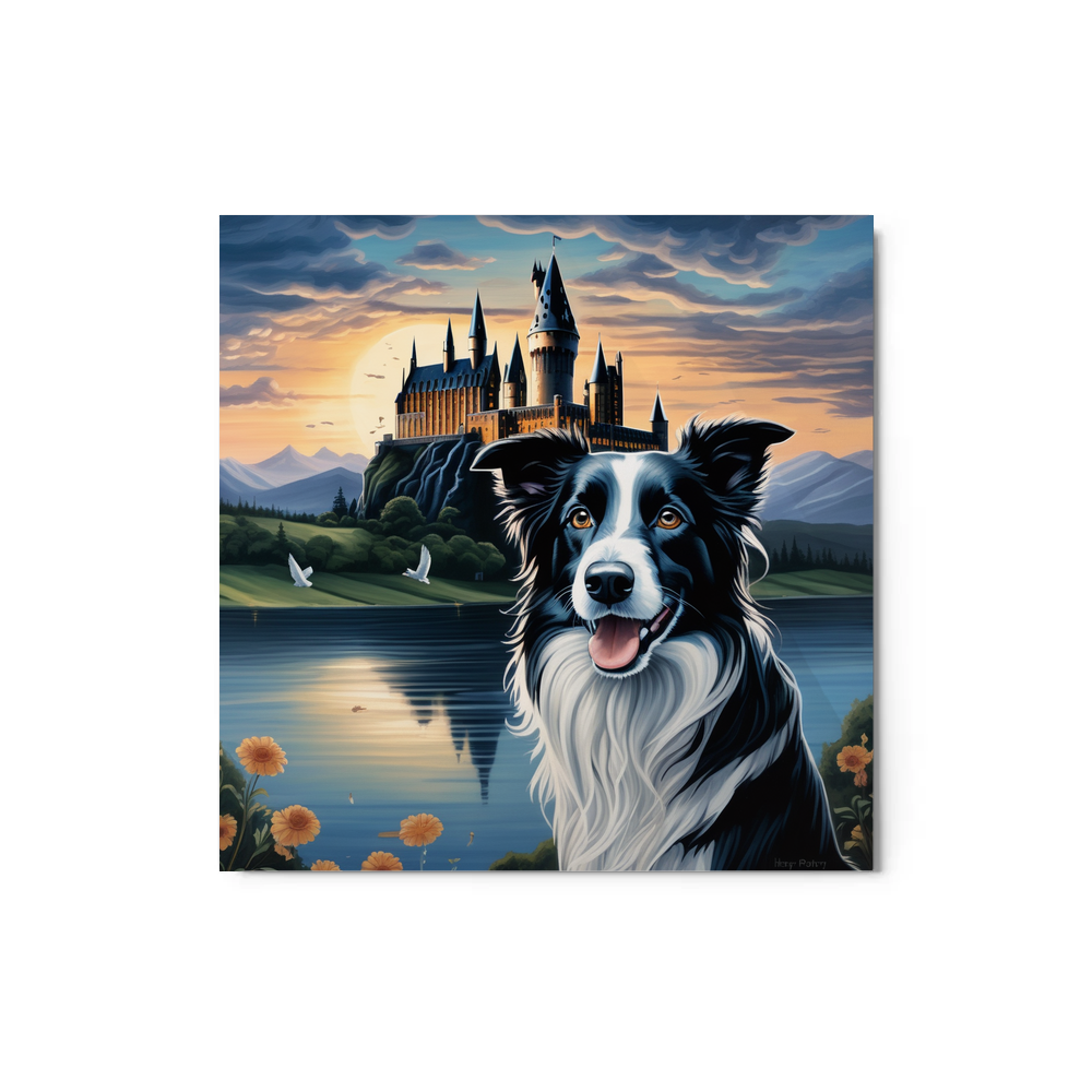 PugMug Custom Border Collie Metal Print
