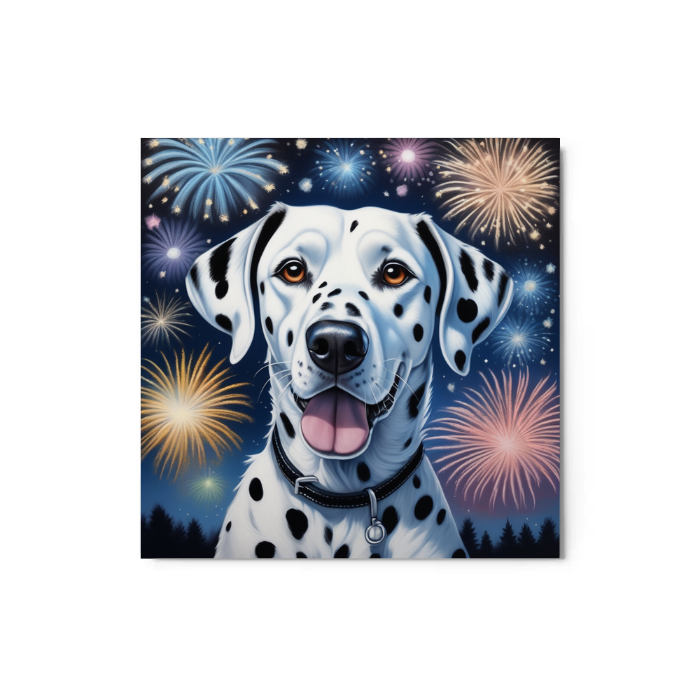 PugMug Custom Dalmatian Metal Print