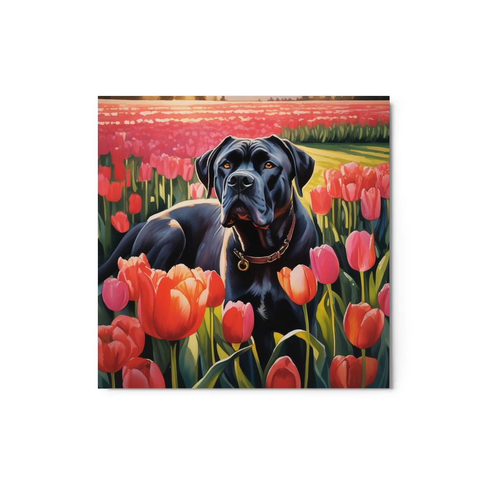 PugMug Custom Cane Corso Metal Print