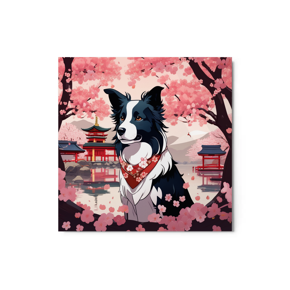 PugMug Custom Border Collie Metal Print