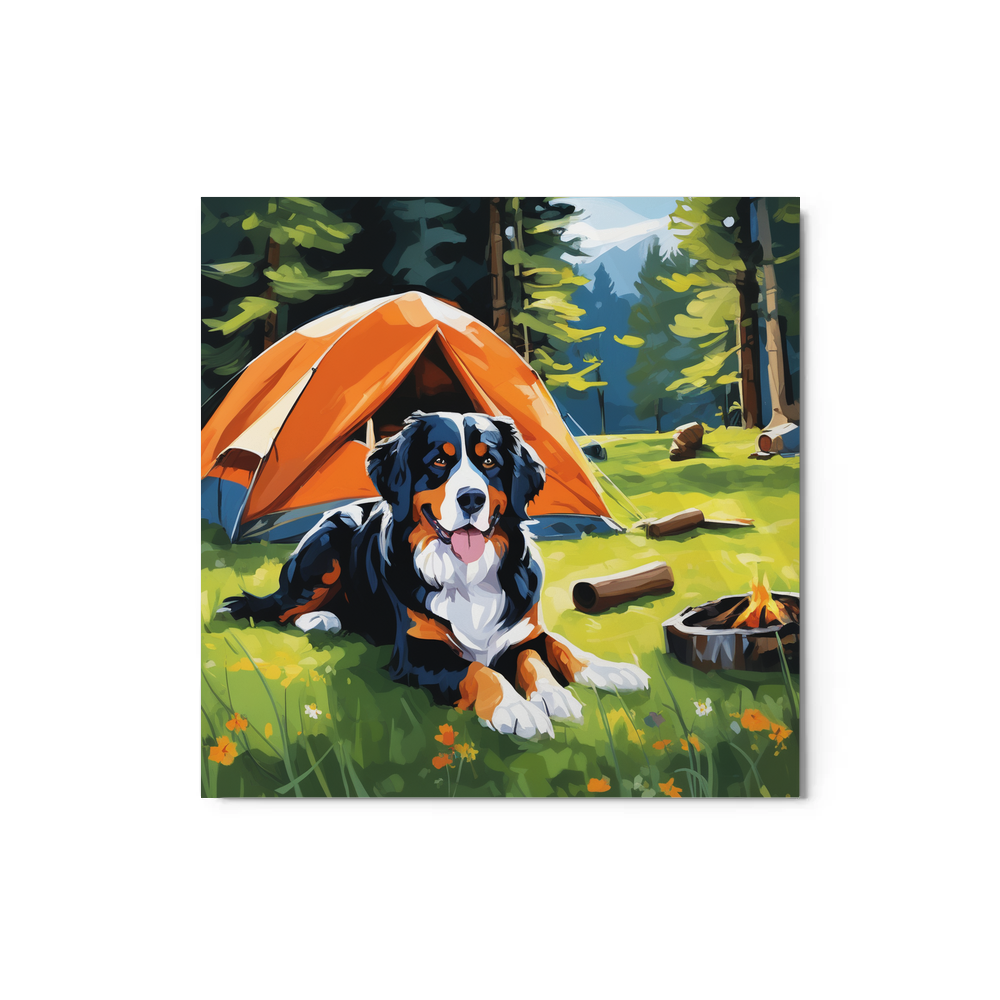 PugMug Custom Bernese Mountain Dog Metal Print