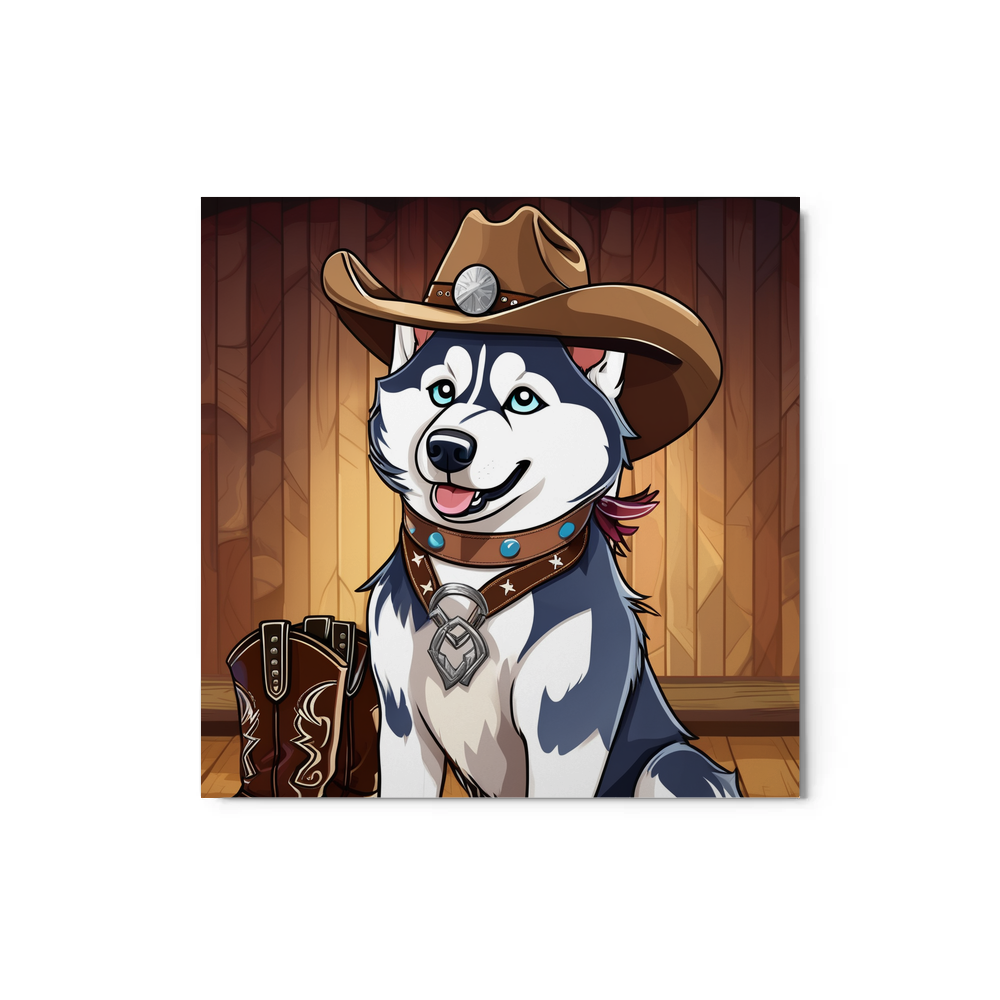 PugMug Custom Siberian Husky Metal Print