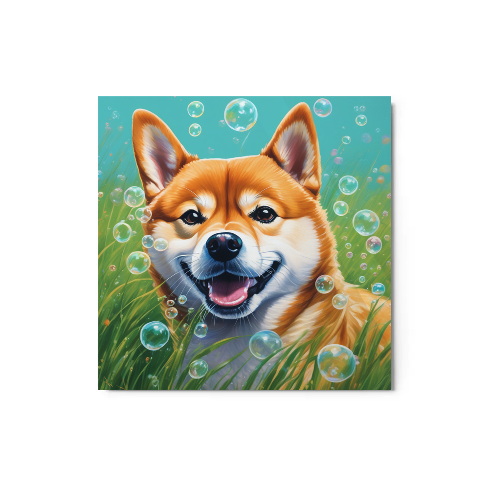 PugMug Custom Shiba Inu Metal Print