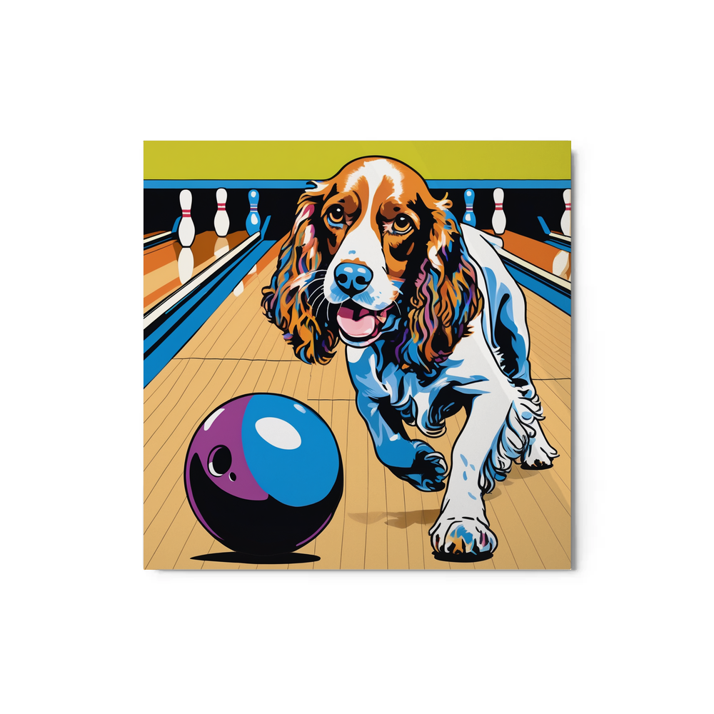 PugMug Custom English Cocker Spaniel Metal Print