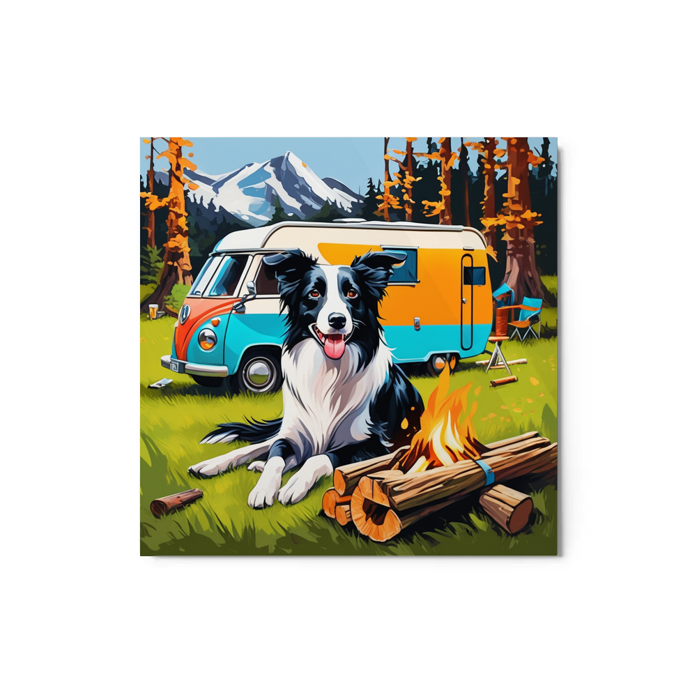 PugMug Custom Border Collie Metal Print