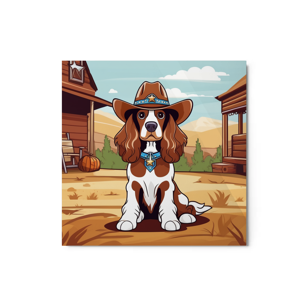 PugMug Custom Cocker Spaniel Metal Print