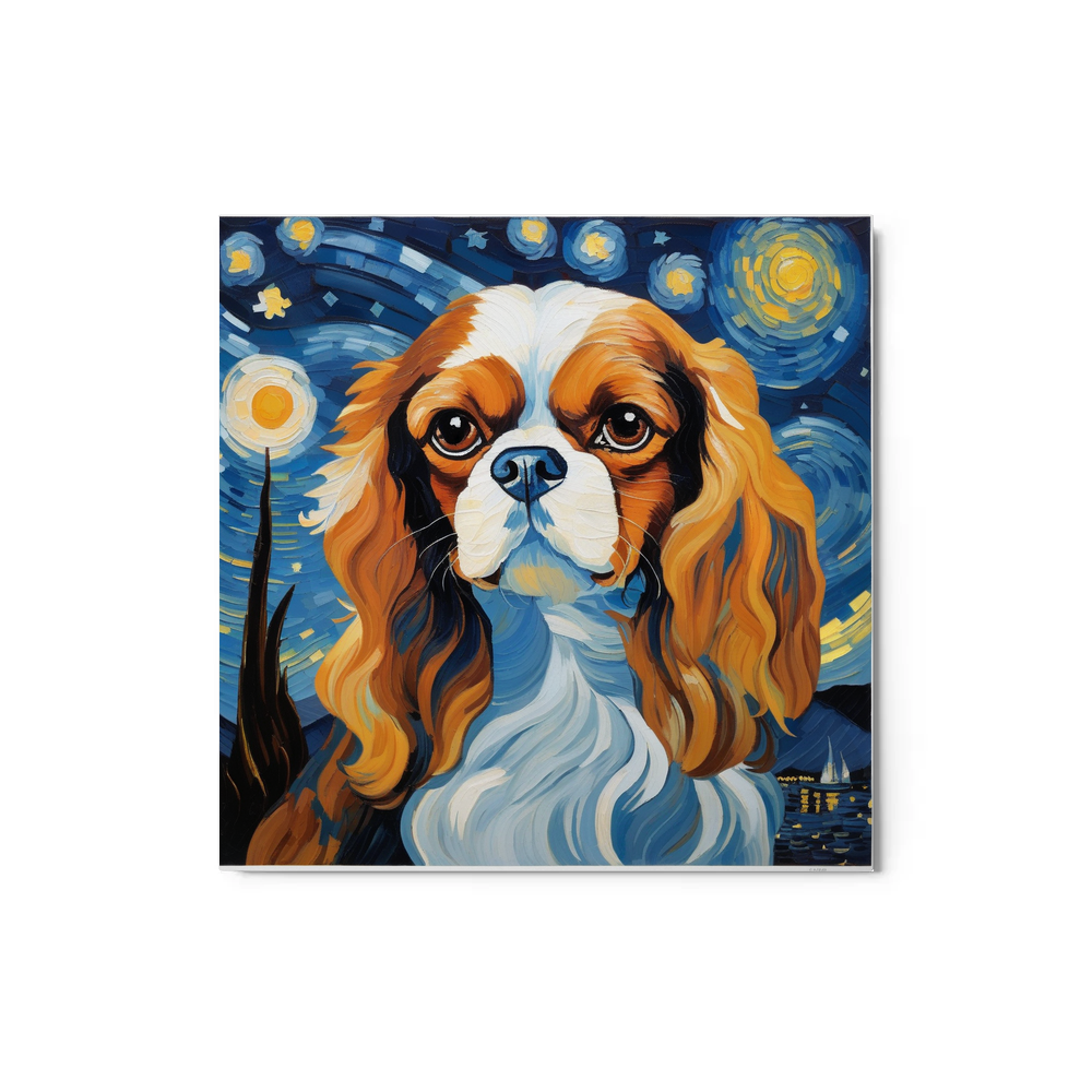 PugMug Custom Cavalier King Charles Spaniel Metal Print