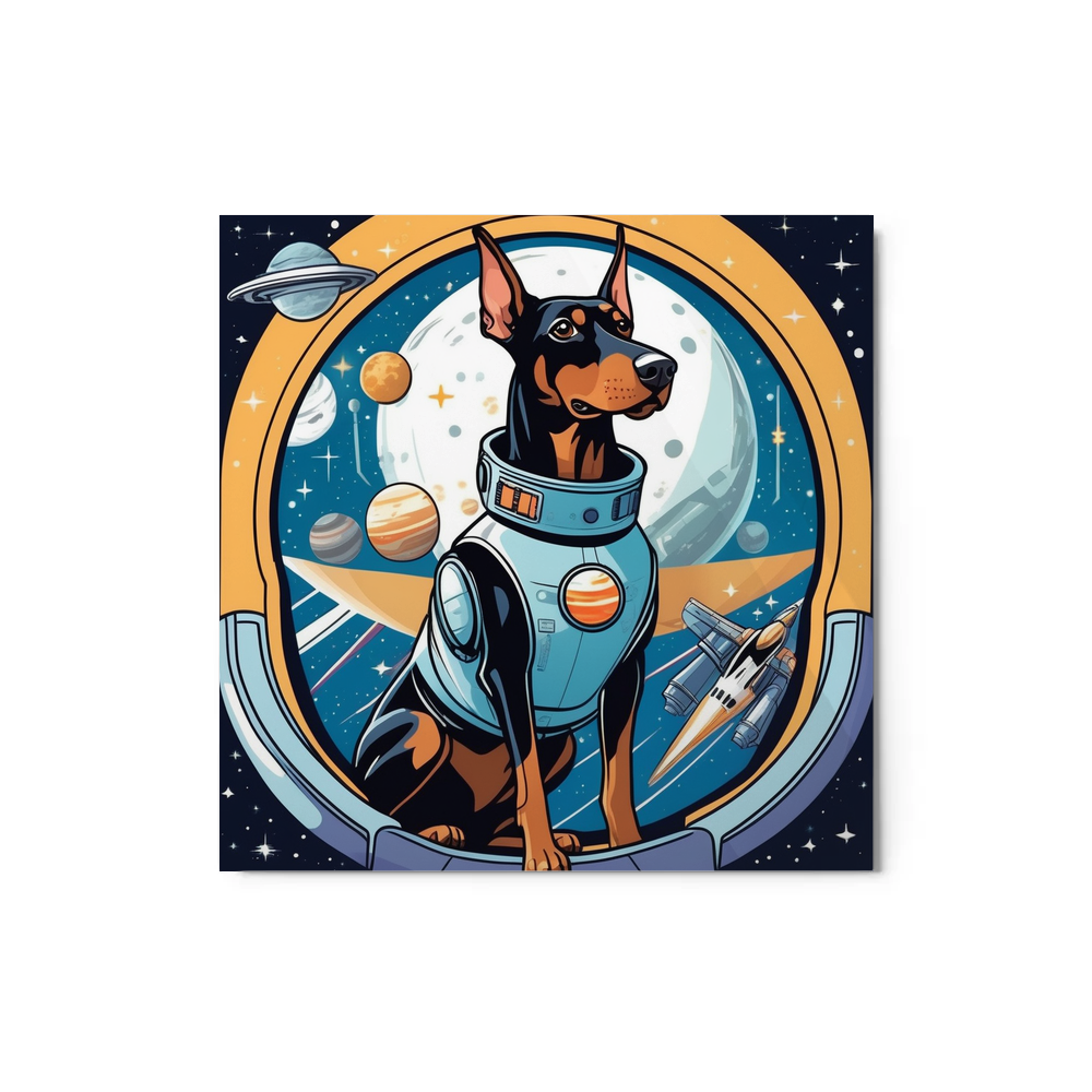 PugMug Custom Pet Metal Print