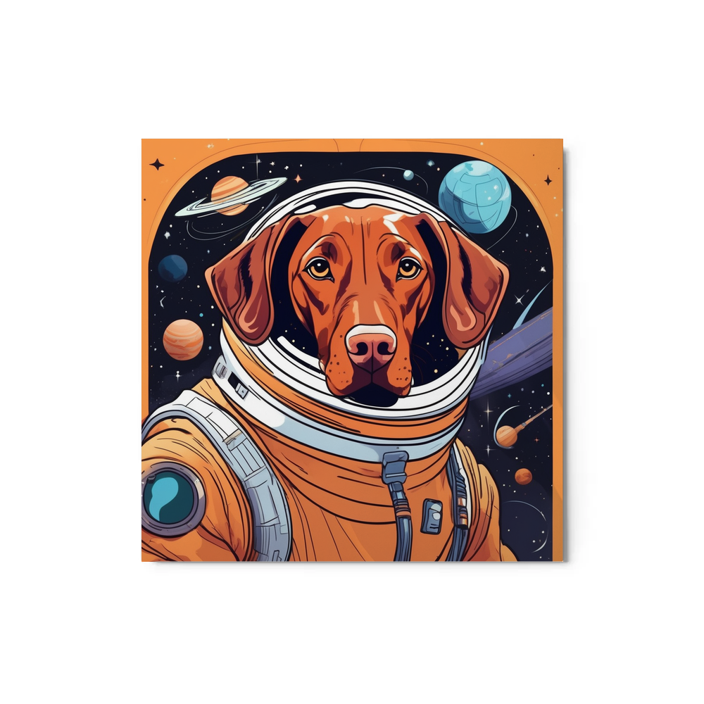 PugMug Custom Vizsla Metal Print