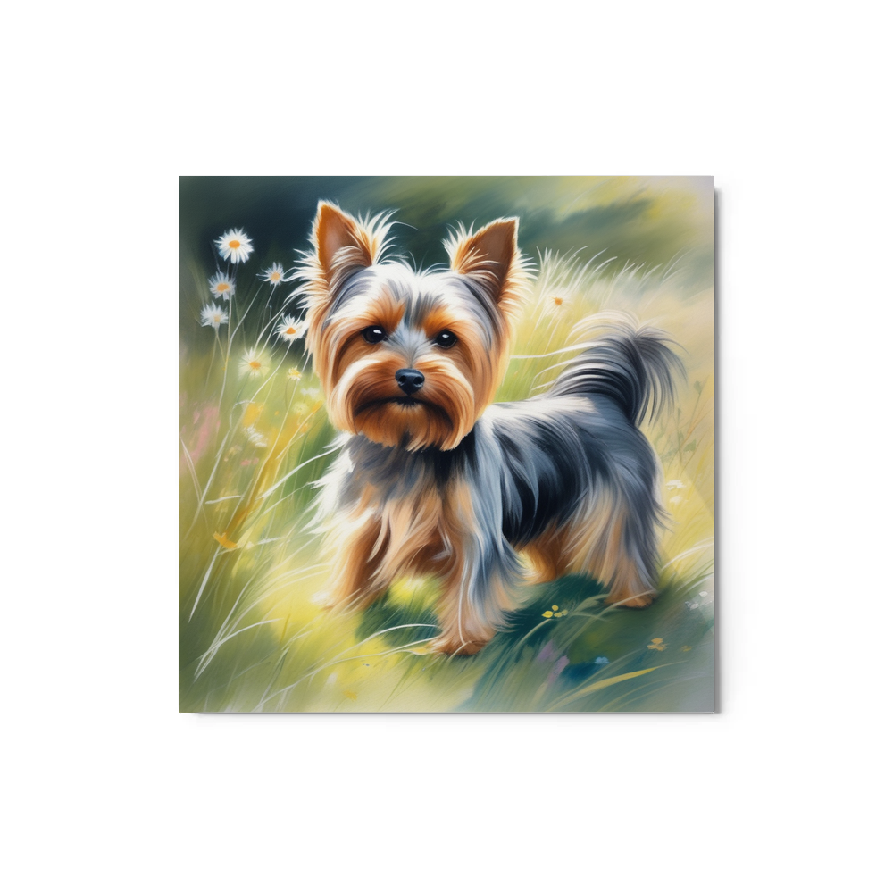 PugMug Custom Yorkshire Terrier Metal Print